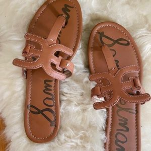 Sam Edelman Cara Brown Flip Flops Slippers